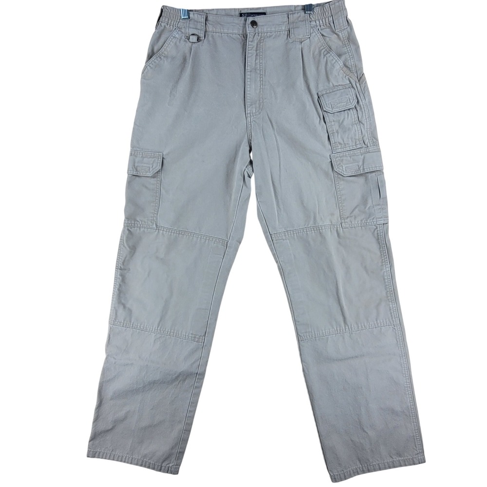5.11 Tactical Series Cargo Pants Mens 36x32 Khaki Tan Heavy Duty Work 74251